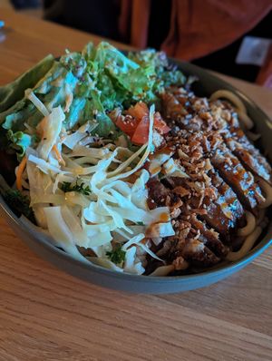 Veganes Hähnchen at Project Vegan in Koblenz