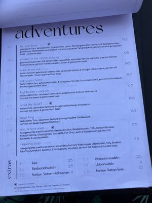 menu  at Project Vegan in Koblenz