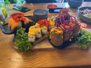 Sushi-Platte at Project Vegan in Koblenz