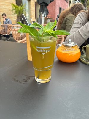 Matcha Minze Limonade   at Project Vegan in Koblenz