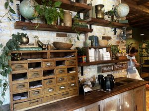 Very cute indoors  at Harken Cafe in Charleston