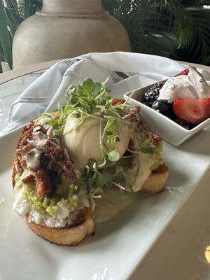 Benedict   at Vibe Vegan Bistro in Destin