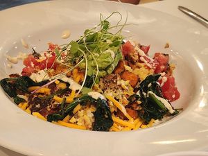 Vibe breakfast scramble at Vibe Vegan Bistro in Destin