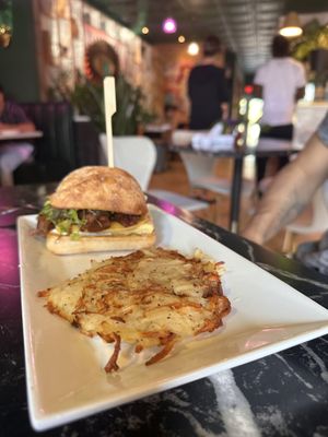 “Steak” sandwich   at Vibe Vegan Bistro in Destin