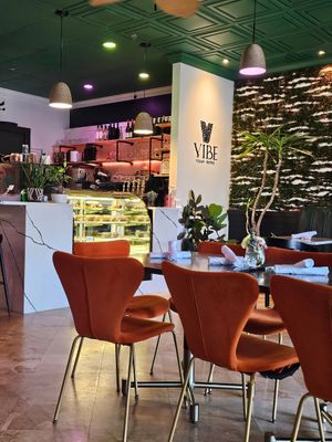 Very clean and inviting at Vibe Vegan Bistro in Destin