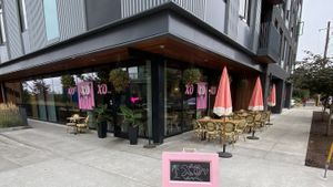 Plenty of indoor and outdoor seating.  at XO Bar in Portland