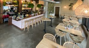 The restaurant is larger than this looks.  at XO Bar in Portland