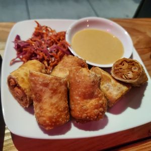 Jackfruit Rolls at XO Bar in Portland