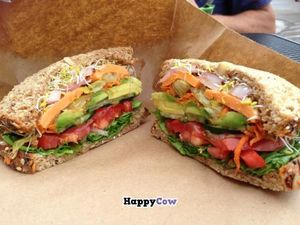 with almond cheese at A Good Life Cafe and Juice Bar in Ogden