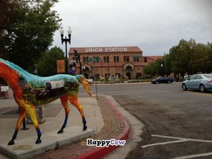 The street is located across train union station. at A Good Life Cafe and Juice Bar in Ogden
