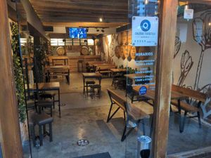 indoor seating at Santa Rosa in Quito