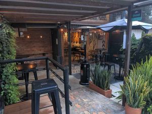 outdoor seating at Santa Rosa in Quito