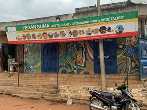 Entrance  at Vegan Suma in Porto-novo