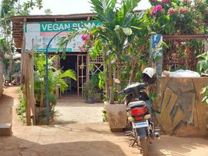 Front Garden. at Vegan Suma in Porto-novo