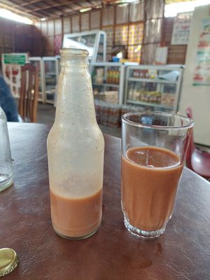 Jus de Baobab (700 F) at Vegan Suma in Porto-novo