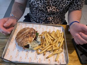 Falafel Pitta   at Mundo Street Food in Ibiza