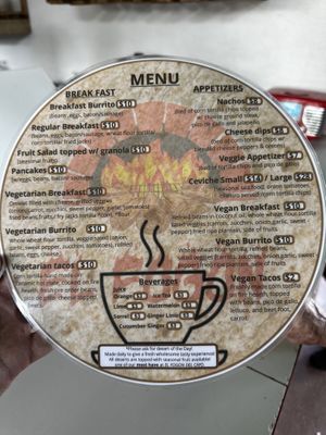 Menu  at El Fogon Del Cayo in San Ignacio