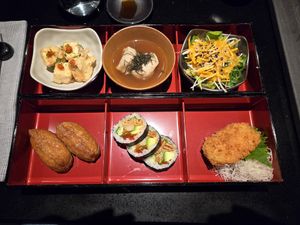 Vegan Bento Box at M Sushi in Cary