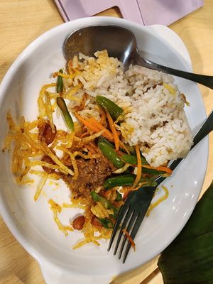 Nasi prank at Go Eat Veggie in Jakarta