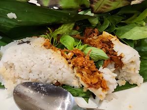 Nasi bakar at Go Eat Veggie in Jakarta