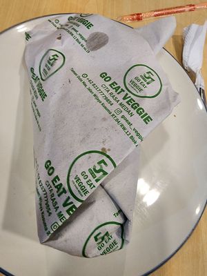 Nasi padang at Go Eat Veggie in Jakarta