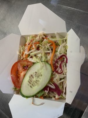 Salad of the week (always vegan option)  at ELA  in Chamonix-mont-blanc