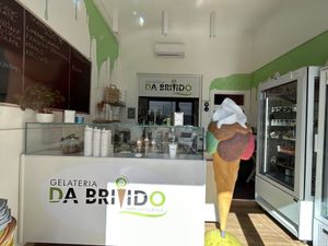 small café in a side street; is a good place for take away   at Gelateria Da Brivido 100%naturale in Olbia