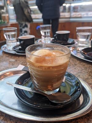 Vegan vanilla ice and espresso. at Capri  in Rotterdam