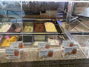 5 of the 6 vegan options available.  at Capri  in Rotterdam