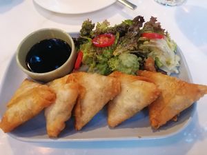 "samosa pie" at Simge Gourmet Kitchen in Antalya