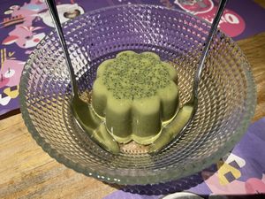 Flan de té verde   at Oishii Ramen  in Barcelona