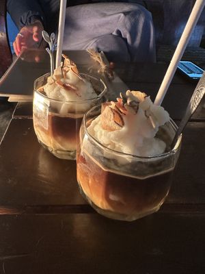 Iced coconut coffeee  at THE MIST in Sapa