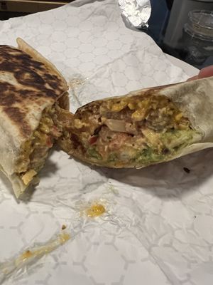 Breakfast burrito 😍  at The Moody Vegan in Los Angeles