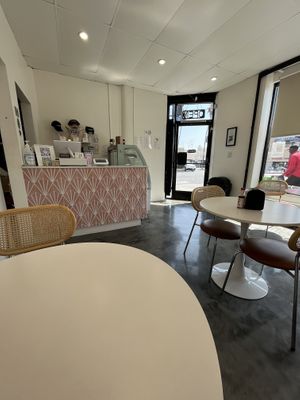 Small store with 4 tables  at The Moody Vegan in Los Angeles