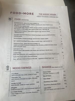   at The Moody Vegan in Los Angeles