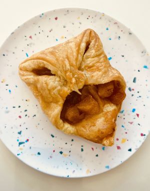 Apple pastry  #Veganuary at The Moody Vegan in Los Angeles