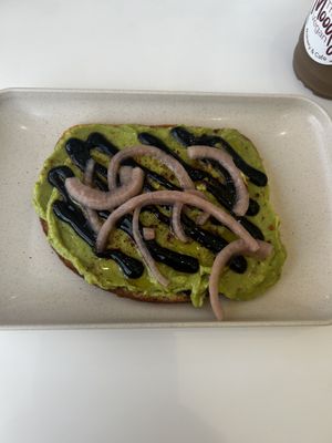 Avocado toast. The balsamic on this was fantastic.  at The Moody Vegan in Los Angeles