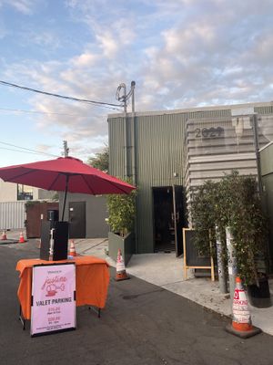   at Justine's Wine Bar in Los Angeles