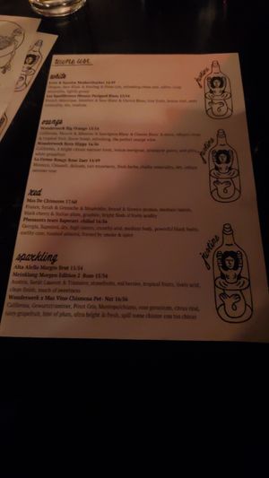  at Justine's Wine Bar in Los Angeles