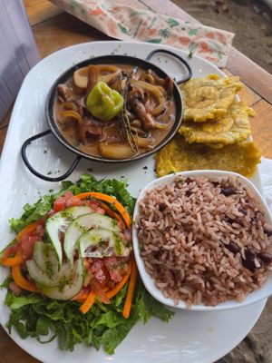 Carribbean Vicken at Salsa Brava Restaurante Caribeño in Puerto Viejo De Talamanca