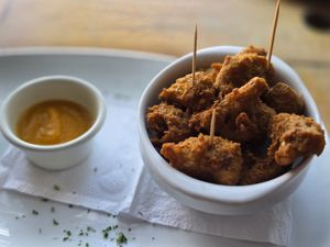 Buffalo Souljah Cauli Wings at Salsa Brava Restaurante Caribeño in Puerto Viejo De Talamanca