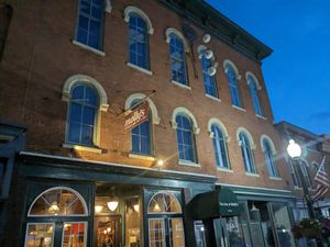 Outside at Molly's in Mount Carroll