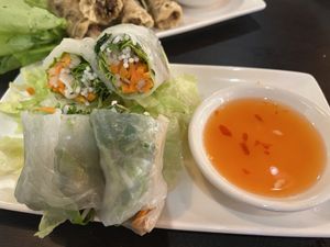 Summer rolls   at Pho  in Milton Keynes