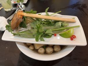 Button mushroom Pho  at Pho  in Milton Keynes