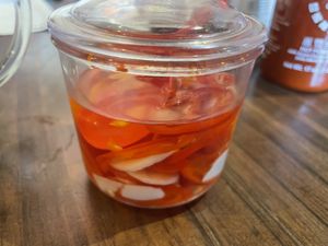 Chilli condiment  at Pho  in Milton Keynes