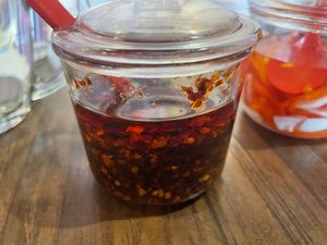 Chilli condiment  at Pho  in Milton Keynes