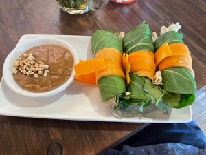 Salad rolls  at Pho  in Milton Keynes
