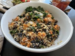 Breakfast bowl, sub Asian dressing  at Jane on Larkin in San Francisco