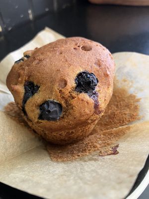 Vegan and GF blueberry muffin  at Jane on Larkin in San Francisco