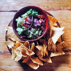 Real guacamole  at La Antigua de México in Barcelona